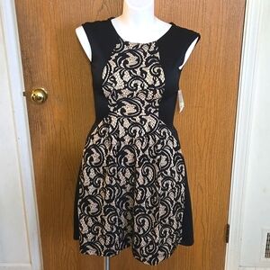 Black and tan dress
